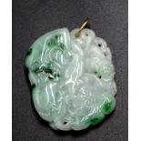 Chinese carved jade amulet