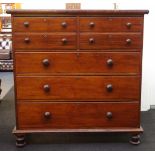 Colonial cedar chest of drawers