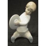 Lladro Boy with Cymbals figure