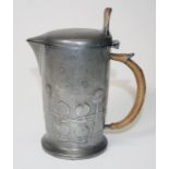 Vintage Liberty Tudric pewter lidded jug