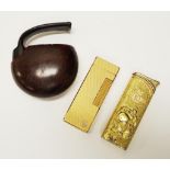 Dunhill gold plated cigarette lighter