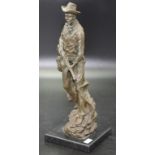 Metal figure of a cowboy