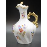 Continental ceramic hand painted scent bottle