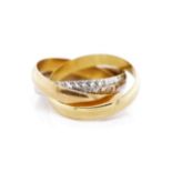 18ct gold Russian wedding ring