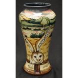 Moorcroft Pottery Vase - Barn Owl