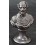 Wedgwood black basalt miniature Shakespeare figure