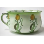 Dutch Art Nouveau ceramic chamber pot