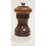 Elizabeth II sterling mounted pepper grinder