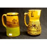 Two Royal Doulton/Buslem series ware jugs