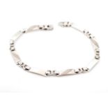 18ct white gold bracelet