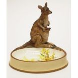 Good Noritake figural kangaroo dish