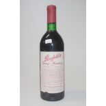 Bottle Penfolds vintage 1981 Grange Hermitage