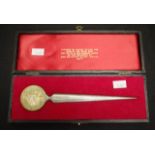 Stuart Devlin Queens Jubilee silver letter opener