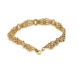 9ct yellow gold bracelet