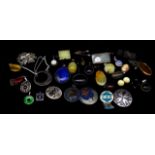 A group of gemstone and silver jewellery