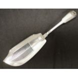 George III sterling silver fish slice