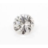 Loose round brilliant cut diamond