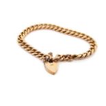 Edwardian 9ct rose gold bracelet