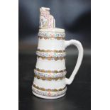 Antique Russian porcelain flask