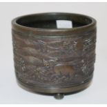 Vintage Chinese bronze bowl