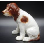 Early German porcelain dog figurine