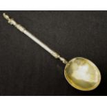 Antique Austro-Hungarian silver gilt figural spoon