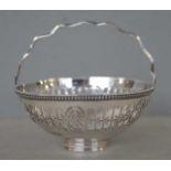 Antique sterling silver bon bon basket dish