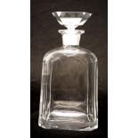 Orrefors crystal glass liqueur decanter