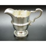 Edwardian sterling silver cream jug