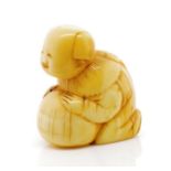 Antique Chinese Ivory child netsuke