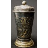 Continental silver plated covered chalice