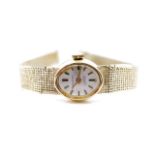 Ladies 14ct yellow gold cocktail watch