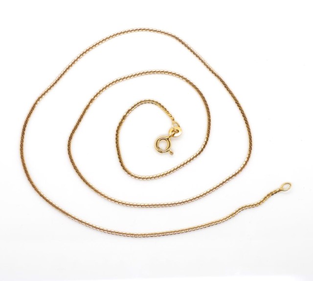9ct Yellow gold chain necklace