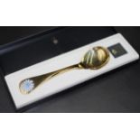 Georg Jensen sterling silver year spoon