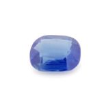 Loose blue sapphire