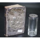 Sterling silver bible & toiletry bottle