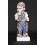 Dahl Jensen Denmark "Boy with Pipe" figure