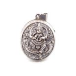 Antique Anglo Indian silver locket