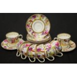 Set Ten Royal Doulton coffee cups and saucers