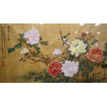 Good framed Chinese watercolour painting