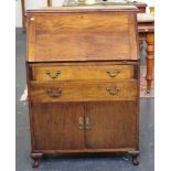 Vintage drop front bureau desk