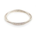 Vintage Norwegian sterling silver bangle