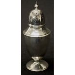 George V sterling silver sugar caster