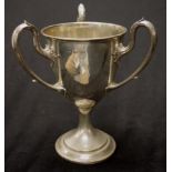 George V sterling silver loving cup