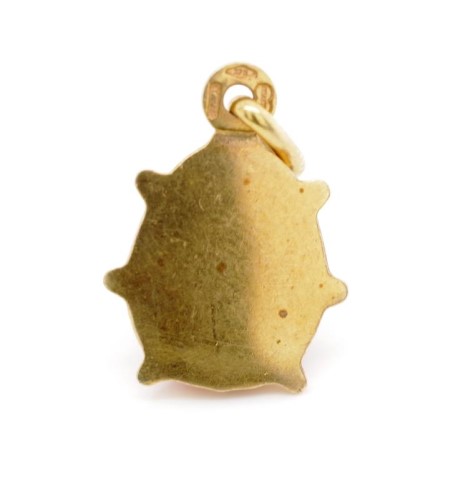 Enamel and 9ct yellow gold ladybird pendant - Image 2 of 3