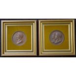 Two 19 century Napoleonic bronze plaques