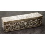 Antique silver snuff box