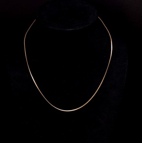 9ct Yellow gold chain necklace - Image 2 of 2