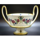 McIntyre Moorcroft twin handle footed bowl