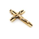 Vintage 9ct yellow gold cross